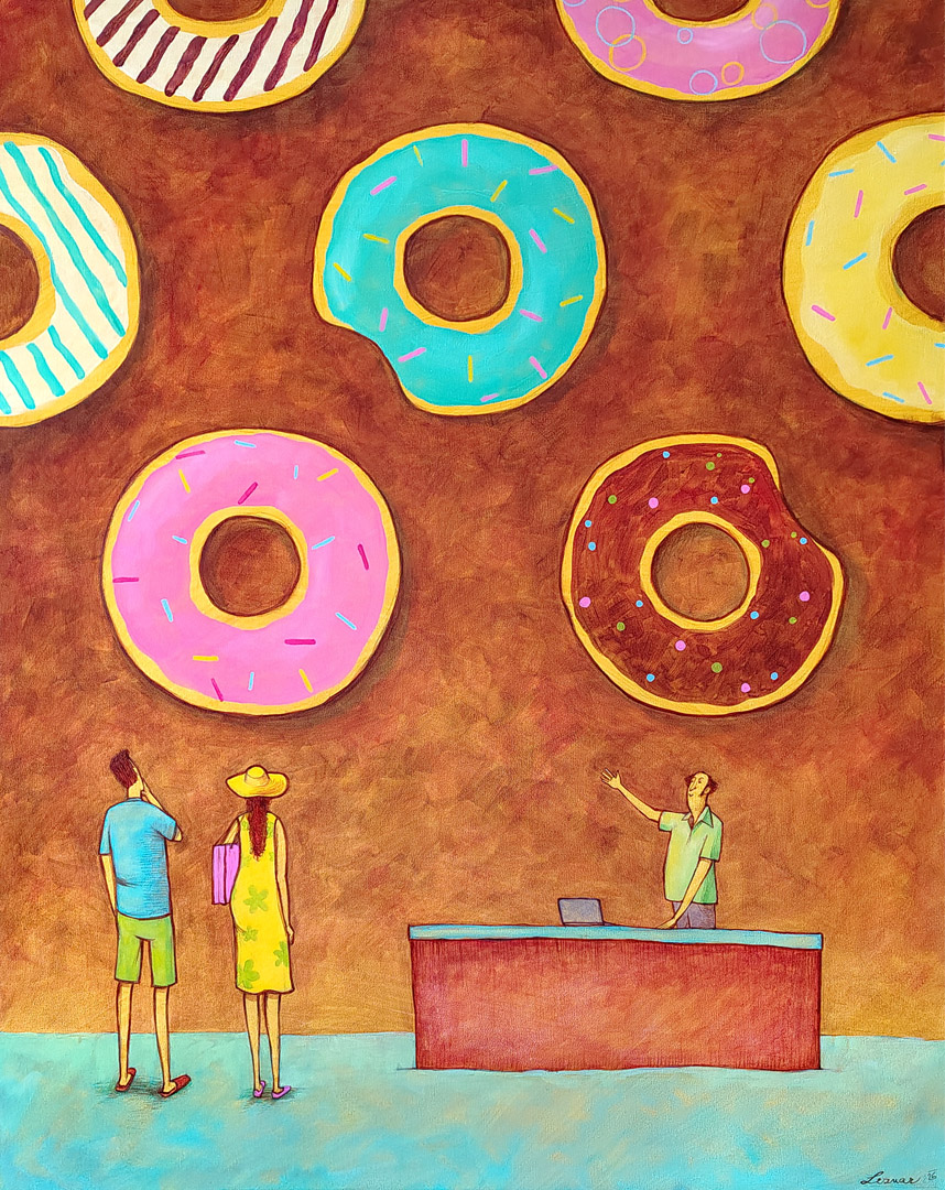 Půjčovna nafukovacích donutů